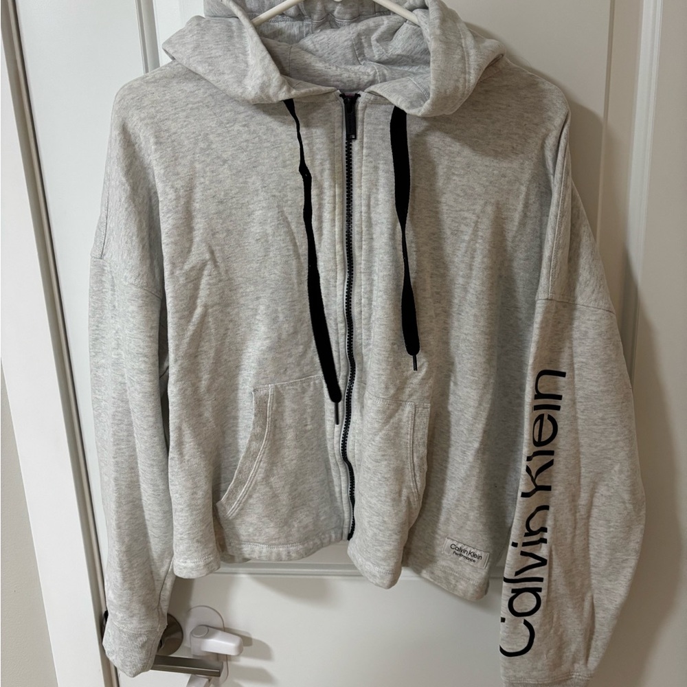 Calvin Klein Performance Light Gray Jacket